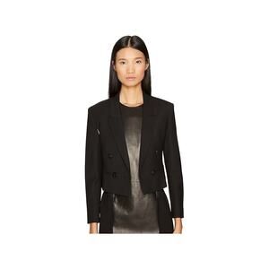 Neil Barrett Double Breasted Blazer Cape Women's Jacket Black Size 8 12776